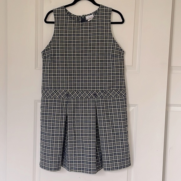 Vintage Becky Thatcher Plaid School Girl Jumper - Picture 1 of 5